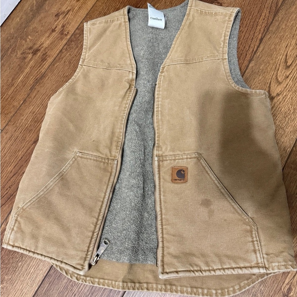 Carhartt Gray Fleece Jacket